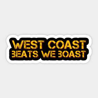 West Coast Beats Sticker